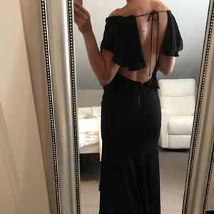 Authentic Valentino black gown